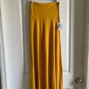 2 for $20 LuLaRoe Maxi Skirt mustard sunshine yellow stretchy